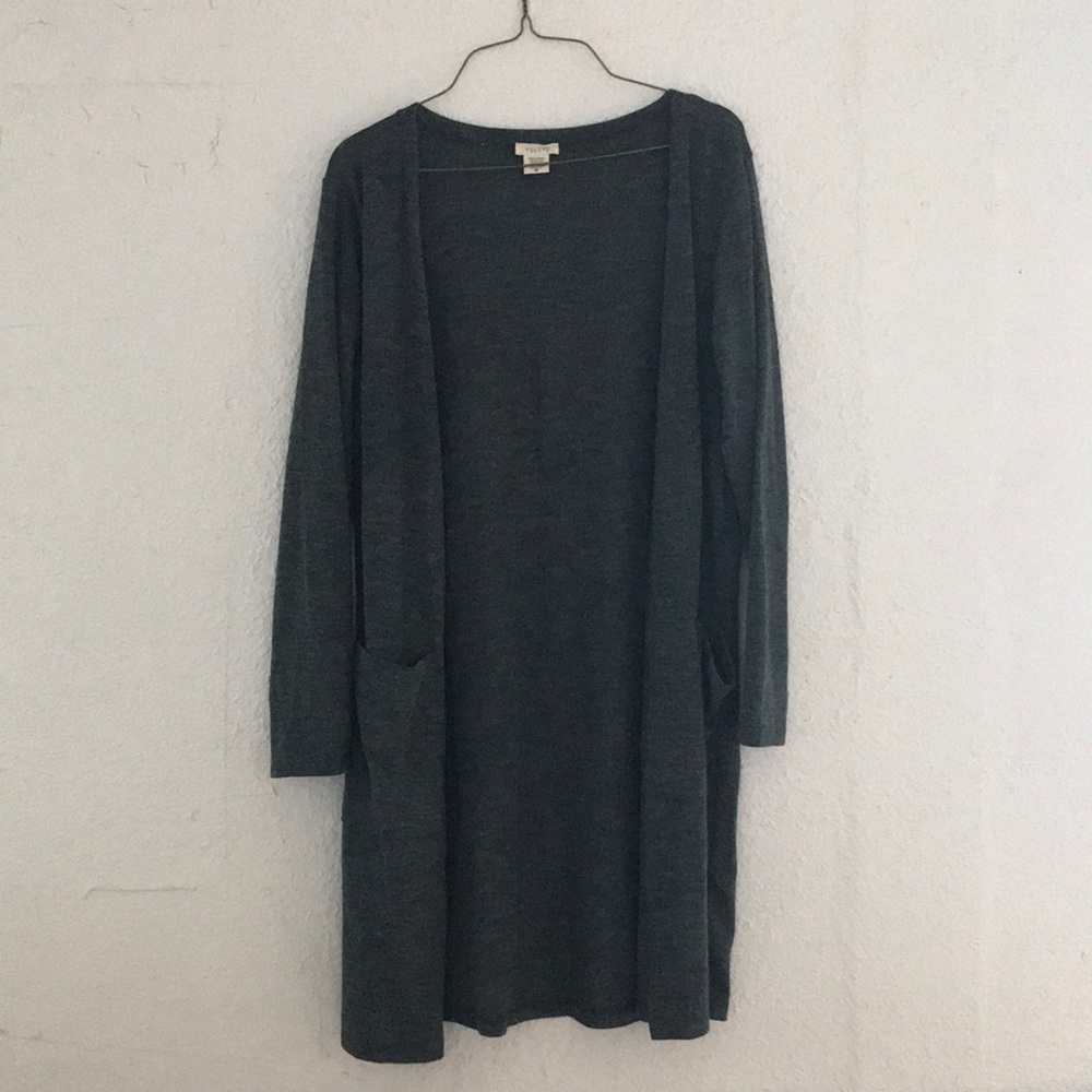 Green Duster Cardigan
